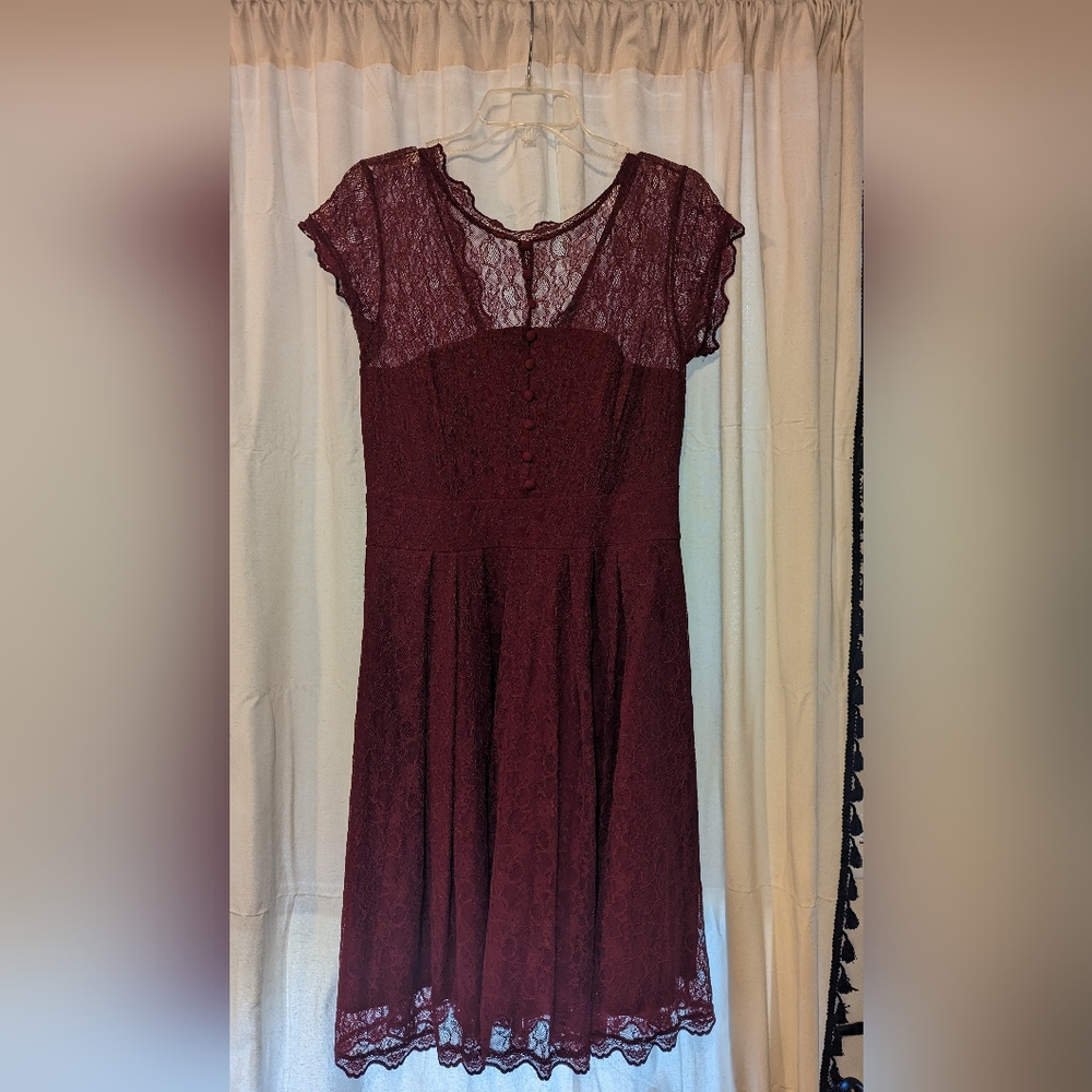 Red Lace Dress